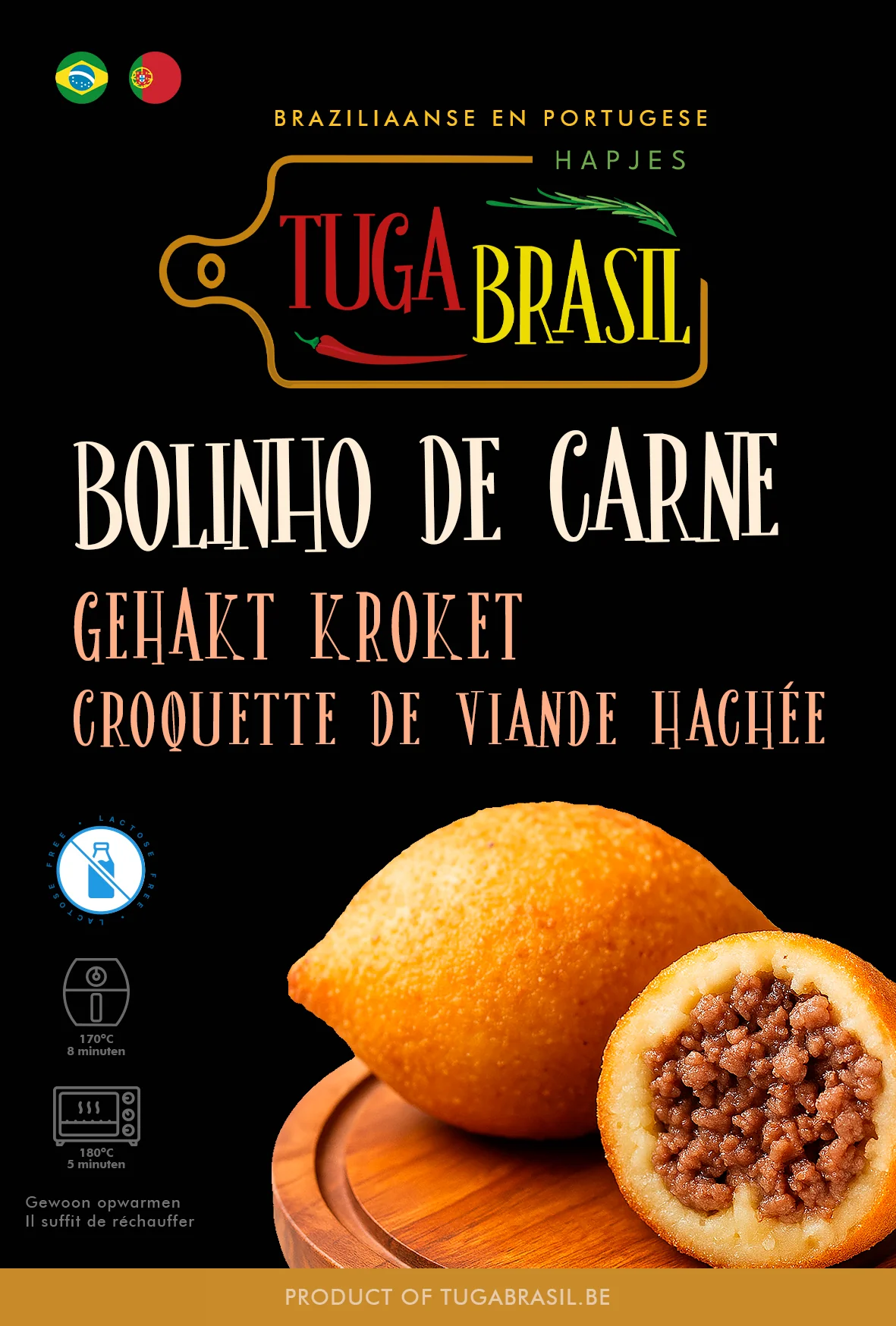Tuga Brasil · Bolinho de Carne