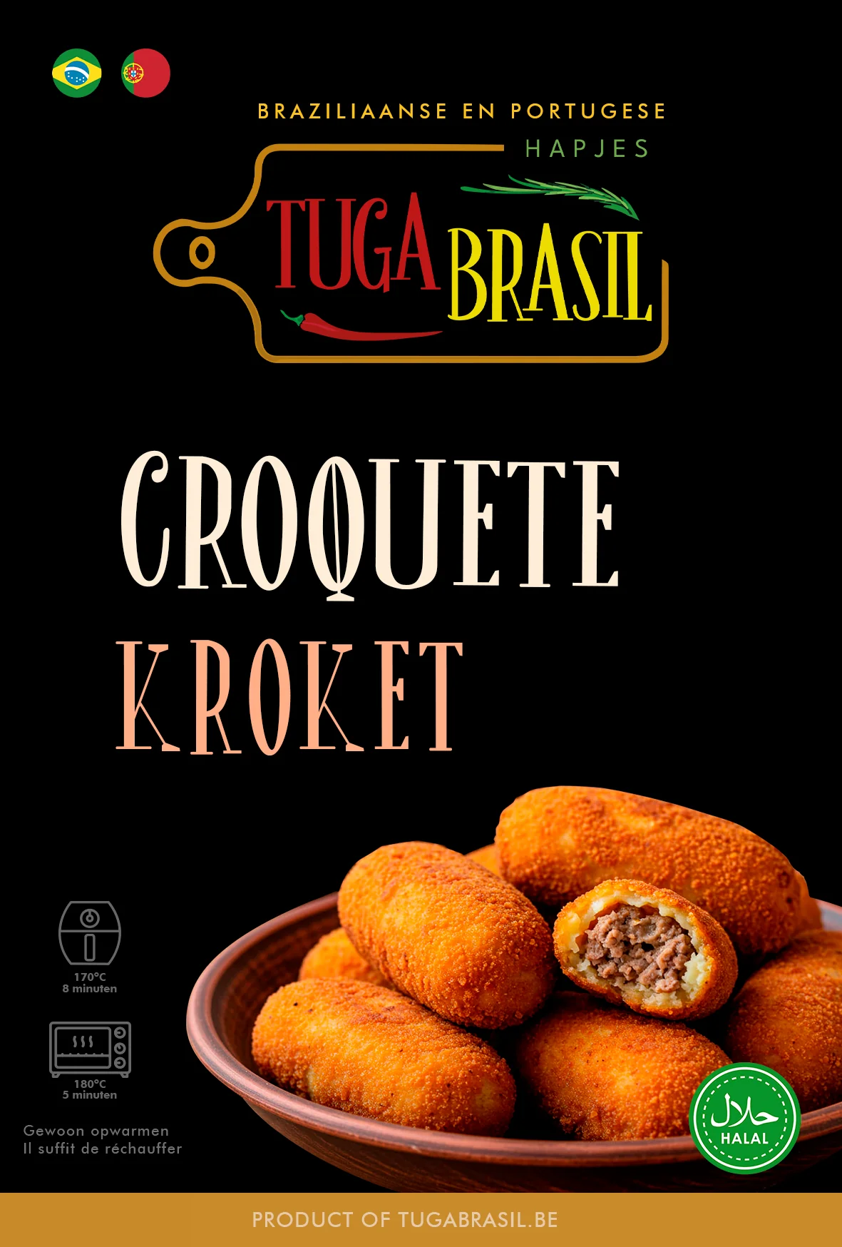 Tuga Brasil · Croquete