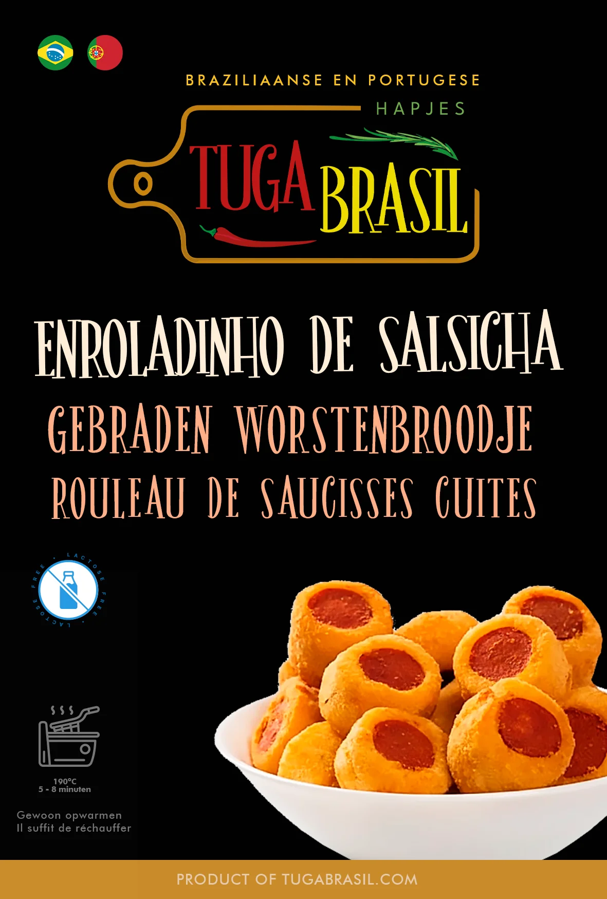Tuga Brasil · Mini Hot Dogs (variante 2)